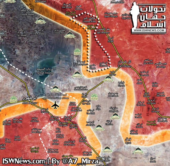 Photo of Syrian Army closes on the Abu Dhuhour Airport’s northern corridor – map