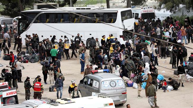 Photo of Over 105,000 Syrian civilians have left Eastern Ghouta enclave, SANA says