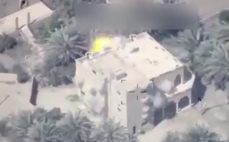 Photo of Iraqi warplanes obliterate ISIS-held multistory building in eastern Syria