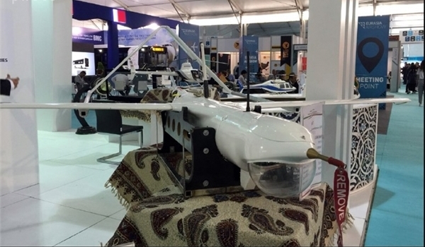 Photo of Iran Displays 2 Reconnaissance Drones in EURASIA 2018 Airshow in Turkey