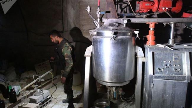 Photo of Syrian forces discover UK, German-made chemical weapons depot in Douma