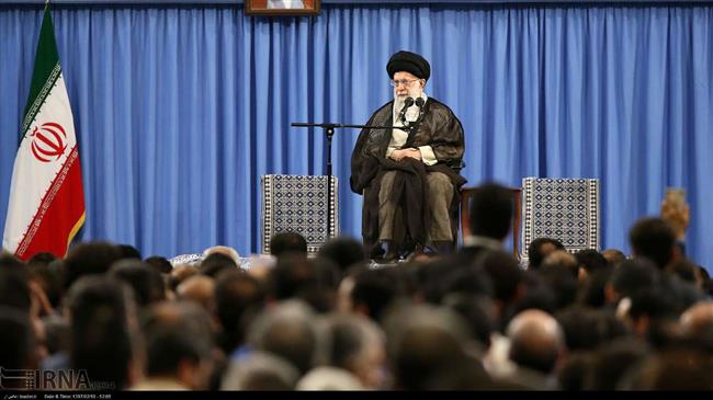 Photo of Leader of Islamic Ummah and Oppressed Imam Sayyed Ali Khameni: US provoking certain states to confront Iran