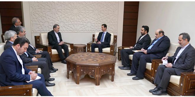 Photo of Assad to Velayati: West Trying to Change Course of Events in Syria