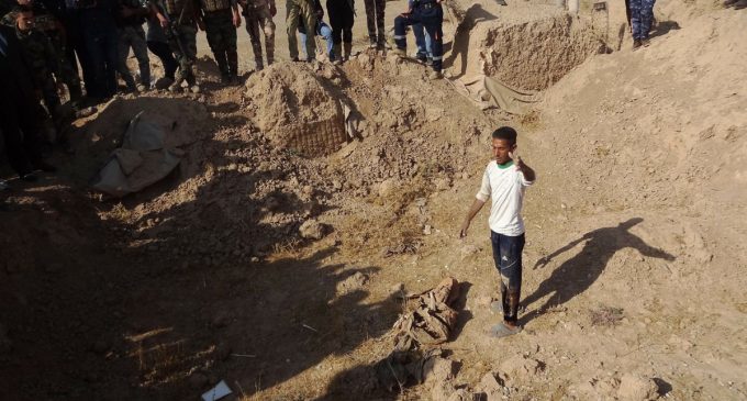 Photo of Mass grave found in Syrian city held by US-backed militants