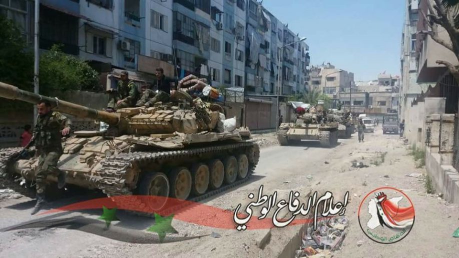Photo of Reinforcements pour into S. Damascus for final showdown against ISIS