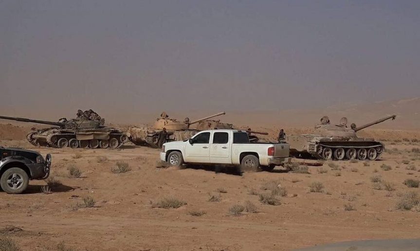 Photo of Syrian Army’s Tiger Forces capture platoon of tanks, loads of pickups from fleeing militants in east Qalamoun