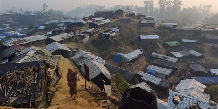 Photo of Rohingya in Bangladesh vulnerable to incoming monsoon