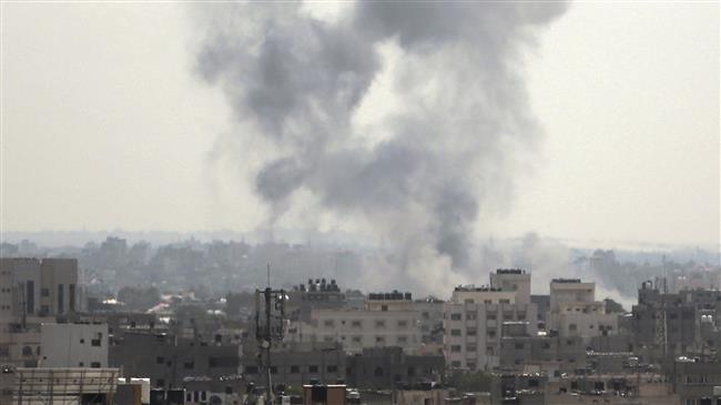 Photo of Zionist Israel strikes over 30 targets in Gaza Strip