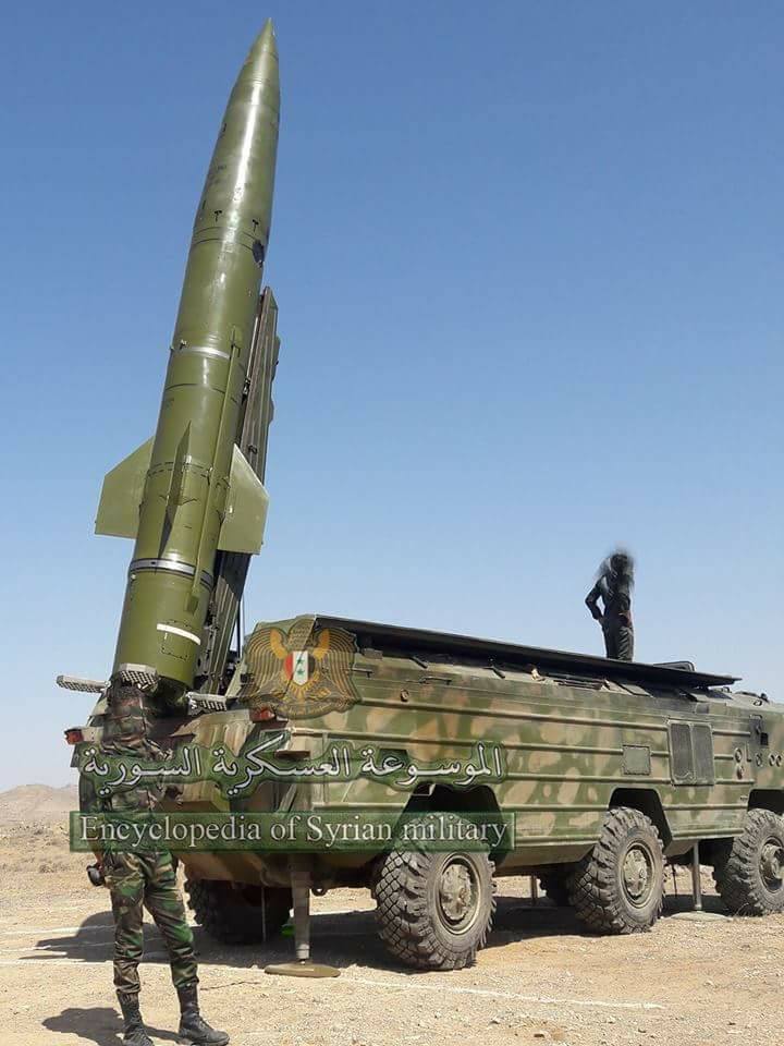Photo of #Syrian army deployed Tochka ballastic missile in upcoming #Daraa offensive