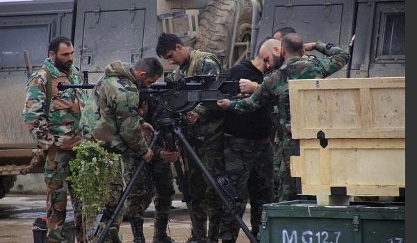 Photo of Syrian Army Preparing for Final Assault on Terrorists At Border with Jordan
