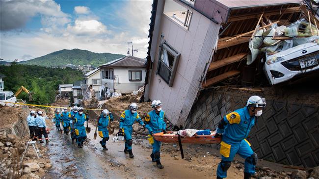 Photo of Japan flood search-and-rescue continues, death toll hits 141