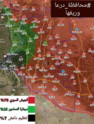 Photo of Next Destination Occupied Golan: Latest Map Update of Daraa offensive