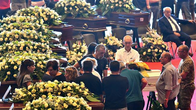 Photo of Italy holds funeral for bridge collapse victims