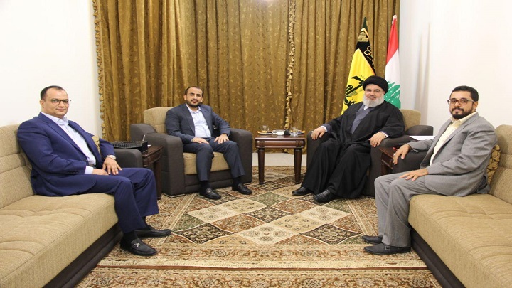 Photo of Sayyed Nasrallah Receives Yemen’s Ansarullah Delegation
