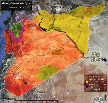 Photo of Complete map of Syrian War – November 2018