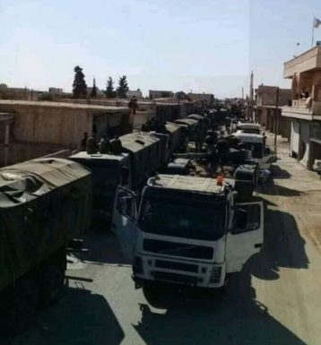 Photo of Massive 5th Corps convoy heads to northern Hama for new military operation
