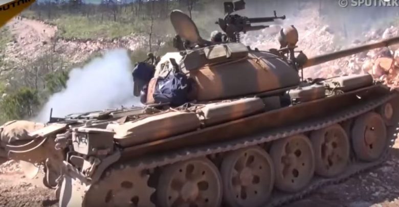 Photo of VIDEO: Syrian Army tank convoy heads to northeast Latakia to participate in Kabani battle