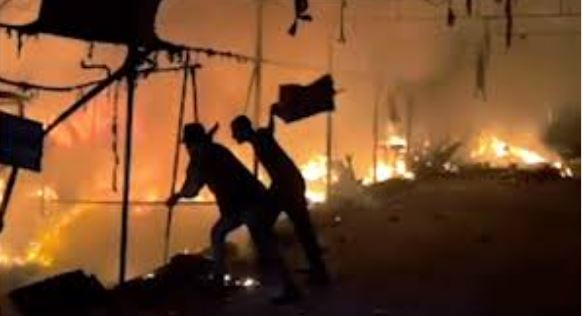 Palestinian refugees burned alive as Israel bombs tents at Deir Al-Balah’s hospital