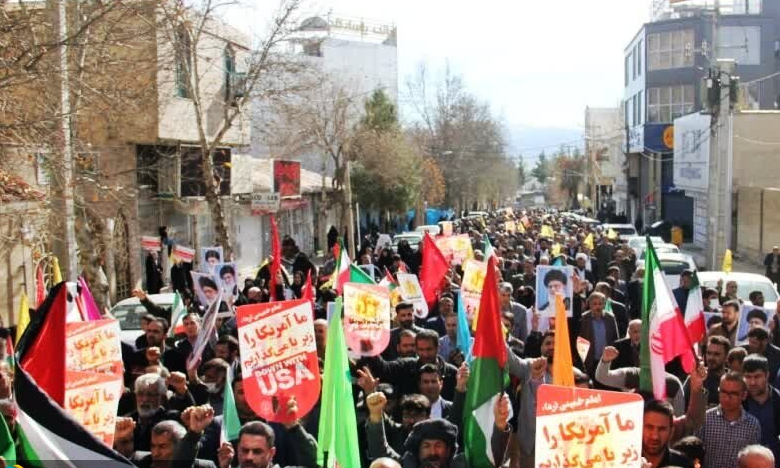 Iranians taken to the streets to protest against the Israeli atrocities and to voice their discontent over the perceived silence of Israel’s supporters